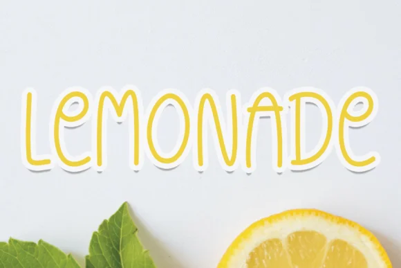 Lemonade Font by Creativewhitee by Creativewhitee — Script Handwritten Font