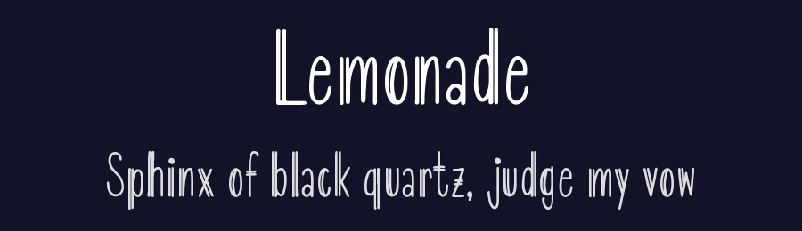 Lemonade by AquariiD — Decorative Font — thumbnail 2