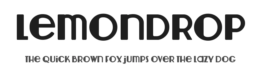 Lemondrop by Lauren Thompson — Decorative Font