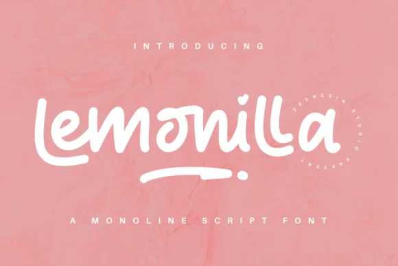 Lemonilla Font by zeenesia — Script Handwritten Font