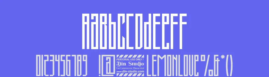 Lemonlove by Din Studio — Decorative Font — thumbnail 3