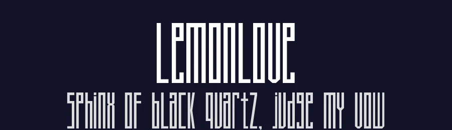 Lemonlove by Din Studio — Decorative Font — thumbnail 2