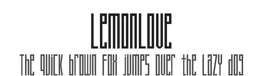 Lemonlove by Din Studio — Decorative Font