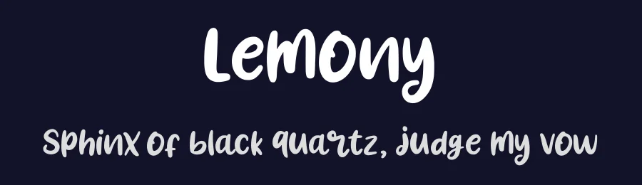 Lemony by Creatype Studio — Decorative Font — thumbnail 2