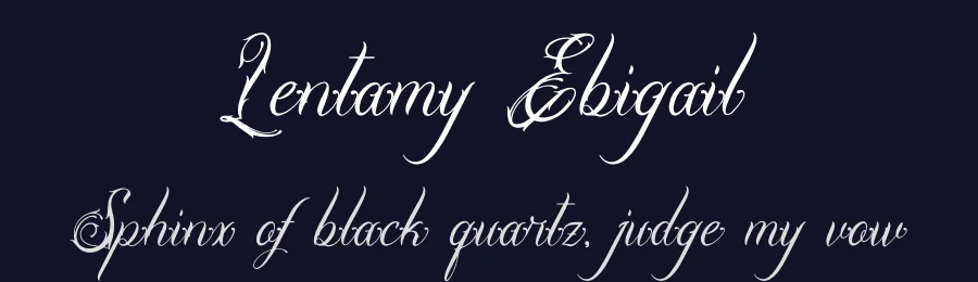 Lentamy Ebigail by Denustudios — Script Handwritten Font — thumbnail 2
