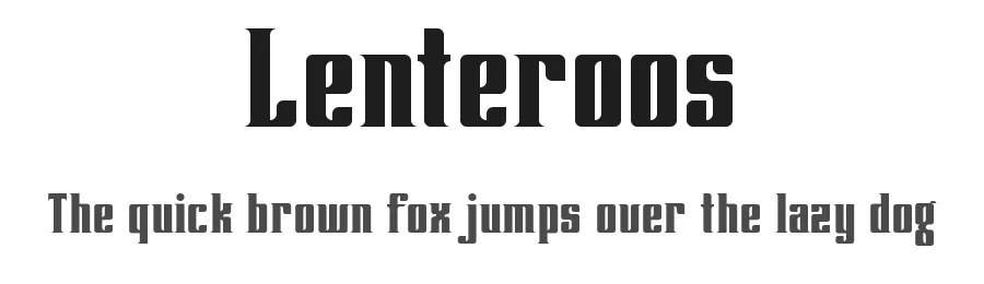 Lenteroos