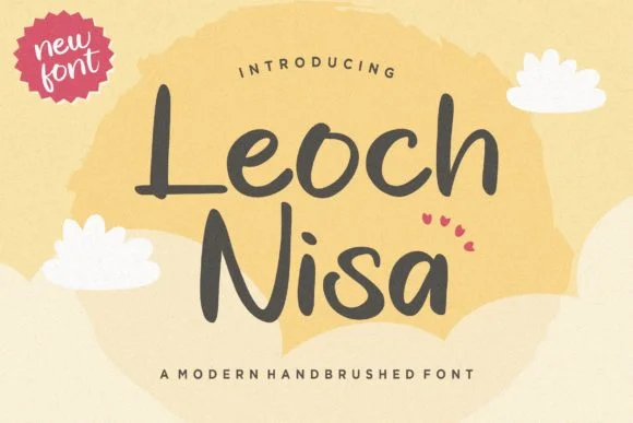 Leoch Nisa Font by pailystudio — Script Handwritten Font