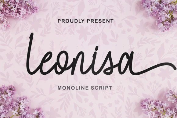 Leonisa Font by yogaletter6 — Script Handwritten Font