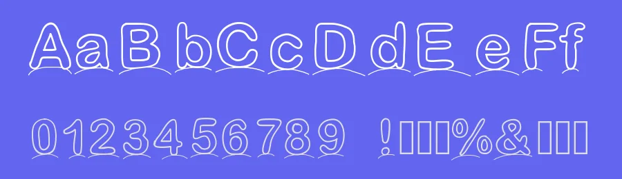 Les dunes by Gaelleing — Decorative Font — thumbnail 3