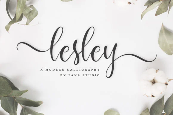 Lesley Script Font by fanastudio — Script Handwritten Font