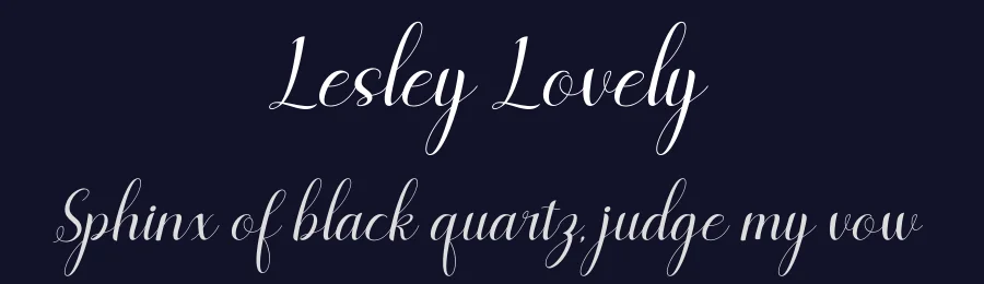 Lesley Lovely by Letterena Studios — Script Handwritten Font — thumbnail 2