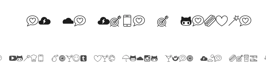 Let me take a selfie by vynguyyen — Dingbats Font