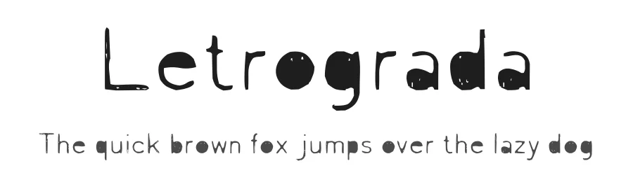 Letrograda by MatreroG — Decorative Font