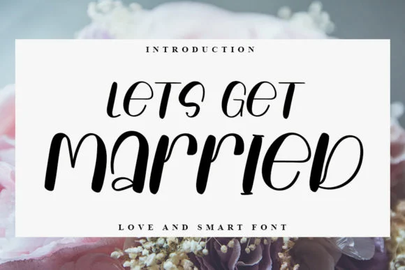 Lets Get Married Font by K_IN Studio — Script Handwritten Font