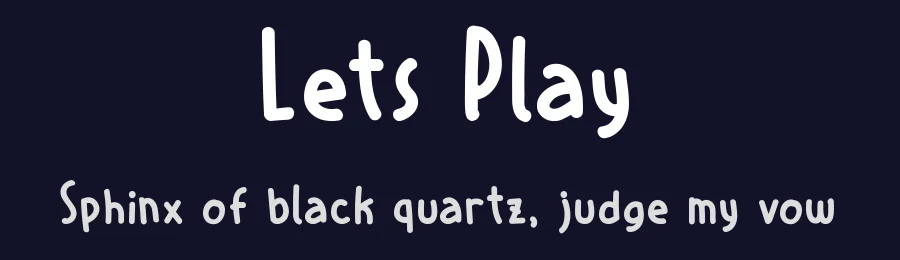Lets Play by Alexa — Decorative Font — thumbnail 2