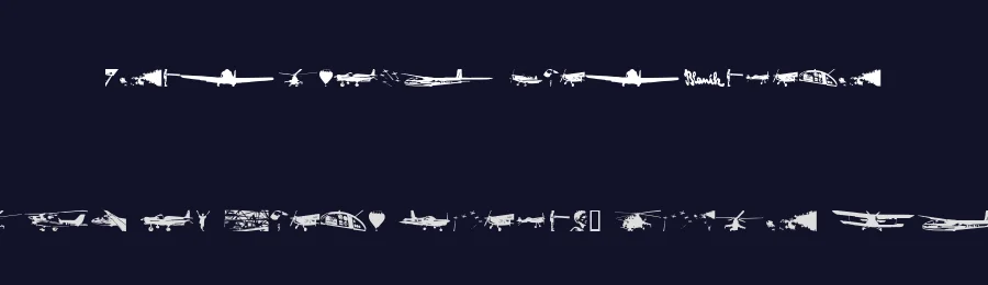 Letsikovy Flashtrace by Slavo Ulicny — Dingbats Font — thumbnail 2