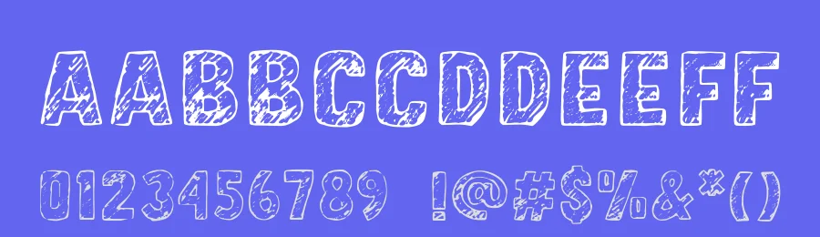 Letter Sketch by Motokiwo — Decorative Font — thumbnail 3