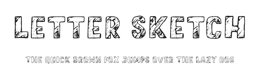 Letter Sketch by Motokiwo — Decorative Font