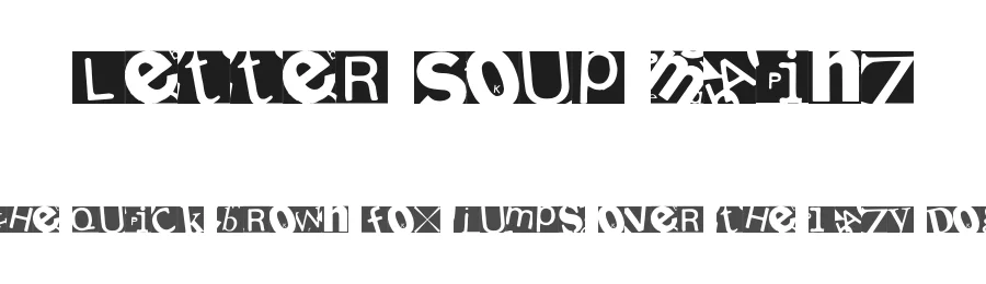 Letter Soup Mainz