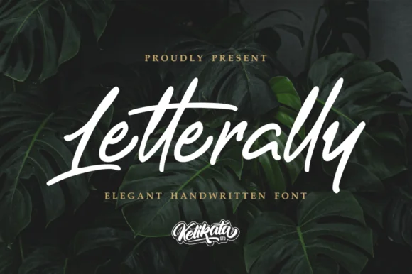 Letterally Font by Ketikata Studio — Script Handwritten Font