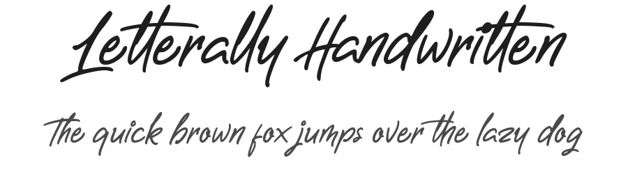 Letterally Handwritten