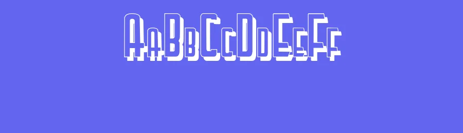 Lettering Deco Shadow by Intellecta Design — Decorative Font — thumbnail 3