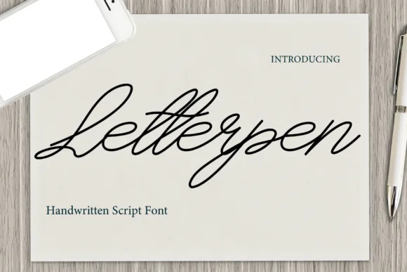 Letterpen Font by PAYJHOshop — Script Handwritten Font