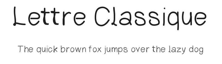 Lettre Classique