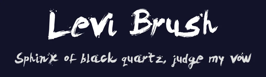 Levi Brush by Levi Szekeres — Script Handwritten Font — thumbnail 2
