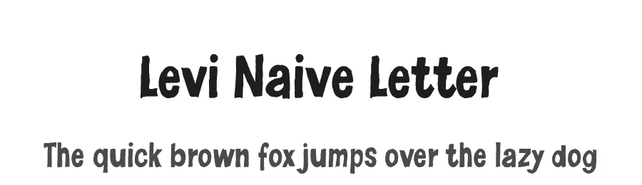 Levi Naive Letter