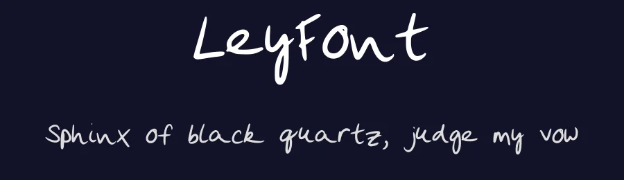 LeyFont by Ley Lm — Script Handwritten Font — thumbnail 2