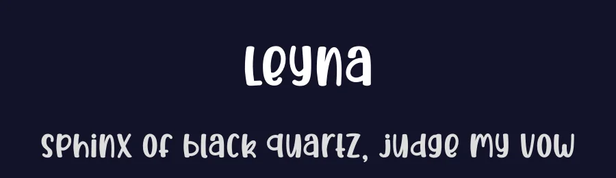 Leyna by Nirmala Creative — Decorative Font — thumbnail 2
