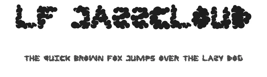 LF Jazzcloud by Mr.Flurry — Decorative Font