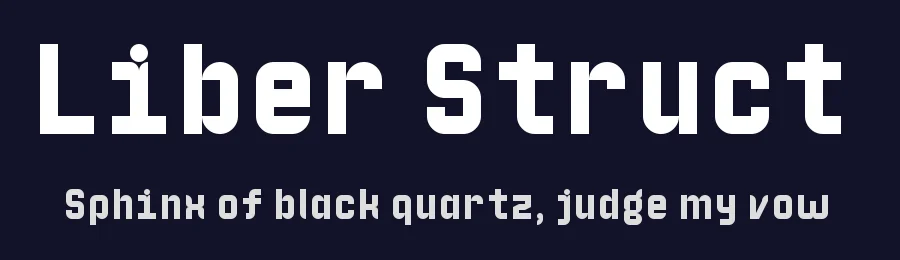 Liber Struct by GGBotNet — Sans Serif Font — thumbnail 2