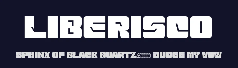 Liberisco by Kong Font — Display Font — thumbnail 2