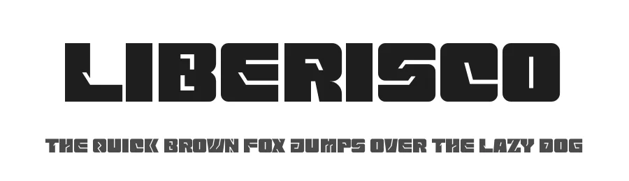 Liberisco by Kong Font — Display Font
