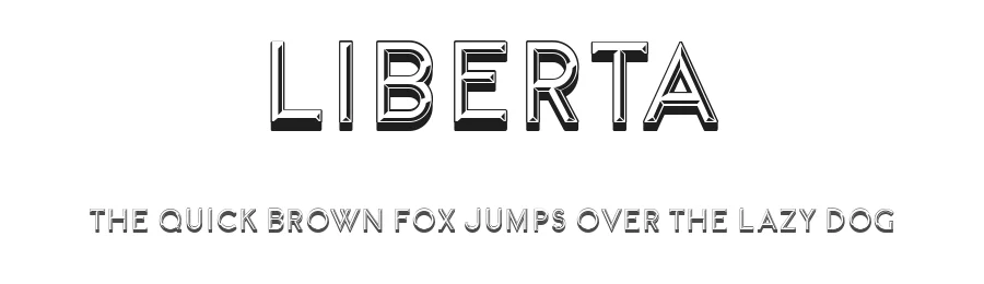 Liberta by Vladimir Nikolic — Decorative Font