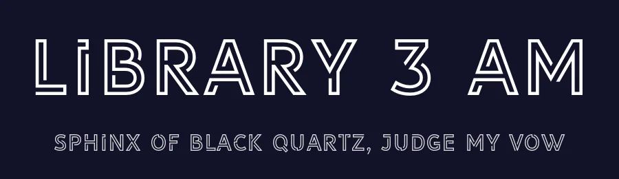 Library 3 am by Igor Kosinsky — Display Font — thumbnail 2