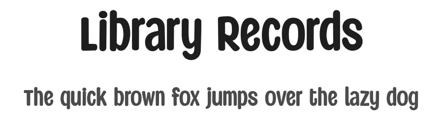 Library Records