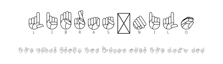 Libras-nilo by Danilo Miguel — Dingbats Font