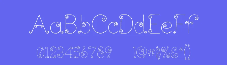 Lickcurl Petite by GemFonts / Typotheticals — Decorative Font — thumbnail 3