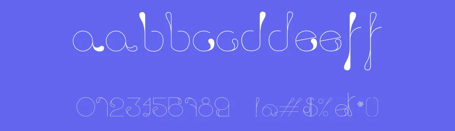 Licking Drops by Thais Trizoli — Decorative Font — thumbnail 3