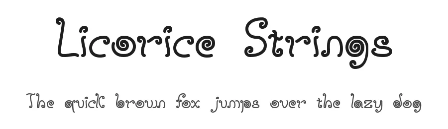 Licorice Strings