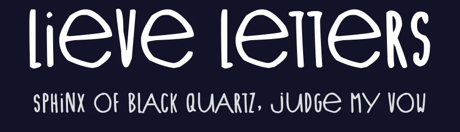 Lieve Letters by Anke van der Meer — Script Handwritten Font — thumbnail 2