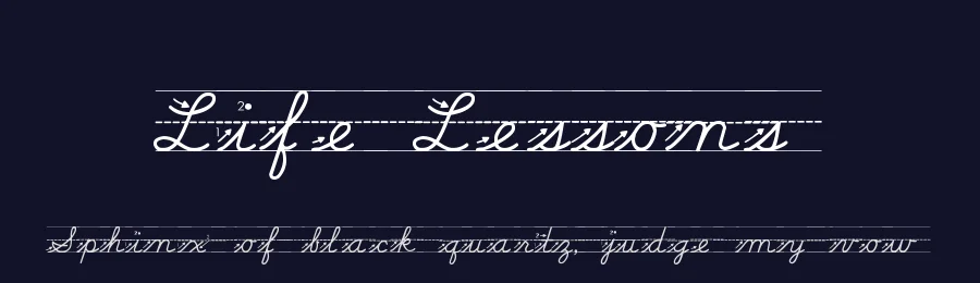 Life Lessons by Tioem — Script Handwritten Font — thumbnail 2