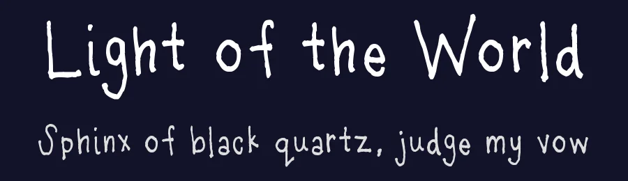 Light of the World by FontPanda — Script Handwritten Font — thumbnail 2
