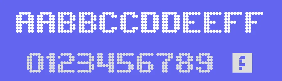 Lightdot 7x6 by MelPurpleCrystal — Display Font — thumbnail 3