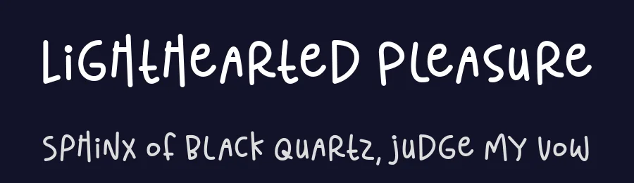 Lighthearted Pleasure by 7NTypes — Decorative Font — thumbnail 2