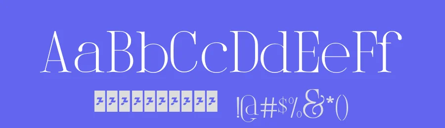 Lightly Sailler by zamjump — Serif Font — thumbnail 3