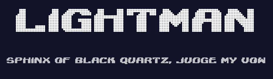 Lightman by TracerTong Fontworks — Display Font — thumbnail 2